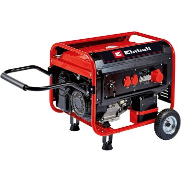 Petrol generator TC-PG 55/E5, generator (red/black, 7.5 kW)