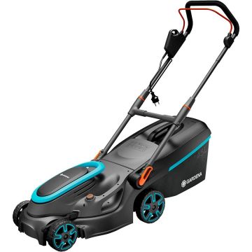 PowerMax 37/1800 G2 Electric Lawn Mower (black/grey, 1,800 watts)