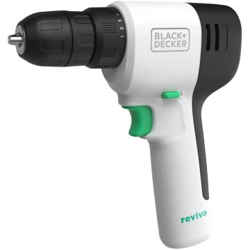 reviva cordless drill/driver, 12 volts (white/black, integrated Li-ion battery 1.5 Ah)