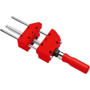 screw clamp S10 (red, 100mm, incl. 2 table clamps)
