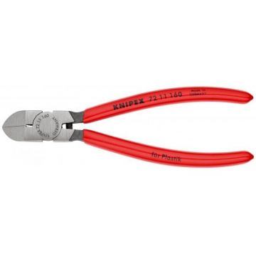 side cutters 72 11 160, for plastic, cutting pliers (red, length 160mm)