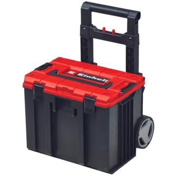 system case E-Case L, tool box (black/dark red, with wheels)