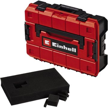 System case E-Case SF incl. grid foam, tool box (black/red, with grid foam insert)