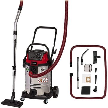 TE-VC 2230 SACL, wet/dry vacuum cleaner (red/stainless steel)