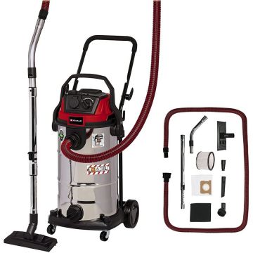 TE-VC 2340 SACL, wet/dry vacuum cleaner (burgundy red/stainless steel)