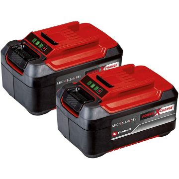 2x 18V 5.2Ah PXC twin pack, battery (black/red, 2 pieces)