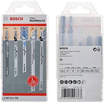 Bosch jigsaw blade set MultiMaterial, pack of 15