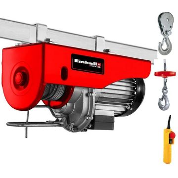 cable hoist TC-EH 500, cable winch (red, 800 watts)