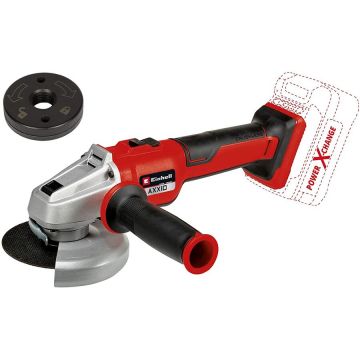 cordless angle grinder AXXIO 18/125 Q (red/black, without battery and charger)