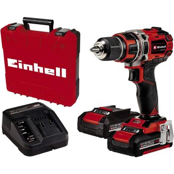 Cordless Drill TE-CD 18/50 Li BL, 18V (red/black, 2x Li-Ion battery 2.0Ah)