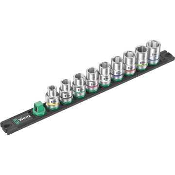 socket magnetic strip C 4 Zyklop socket set 1/2 (black/green, 9?piece)
