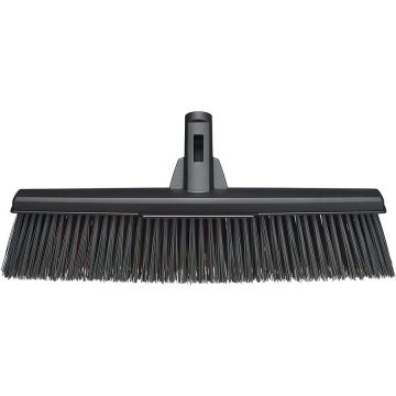 Solid all-purpose broom head L (black/orange, without handle)