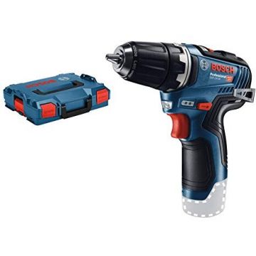 Bosch cordless drill GSR 12V-35 Solo Professional, 12V (blue / black, without battery and charger, L-BOXX)