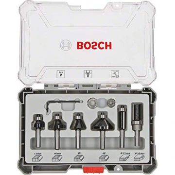 Bosch edge and edge router-set 6 pieces (8 mm)