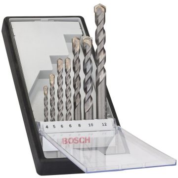 Bosch RobustLine 7 pcs. Silver Perc. Drilling - 2607010545