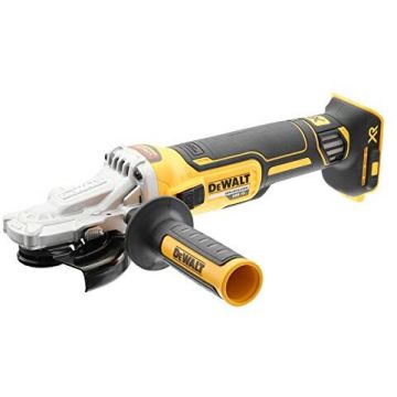 cordless angle grinder flathead DCG405FNT, 18 Volt (black / yellow, without battery and charger)