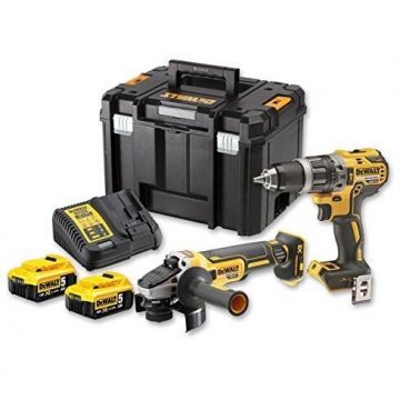 cordless hammer + Angle Set DCK2080P2T, 18 Volt, tool set (yellow / black, combo pack, 2x Li-ion battery 5.0 Ah) cordless hammer + Angle Set DCK2080P2T, 18 Volt, tool set (yellow / black, combo pack, 2x Li-ion battery 5.0 Ah)