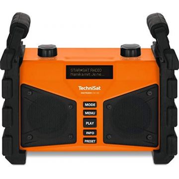 DIGIT RADIO 230 OD, construction Radio (orange / black, DAB, FM, Bluetooth, jack, USB)