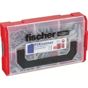 FIXtainer SX dowel and screw box - with screws - 210 pieces