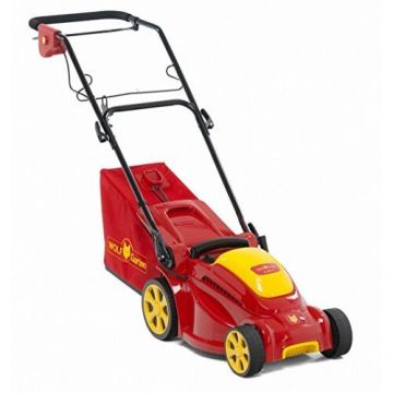lawnmower A 340 E (red / yellow, 34cm, 1,400 watts)