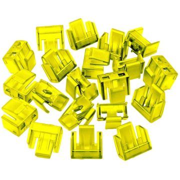 RJ45 port lock 20st - Code yellow