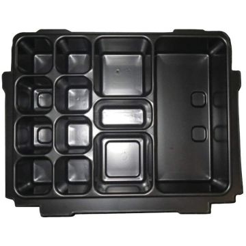 universal insert for small parts P-83674 - black, insert for MAKPAC case