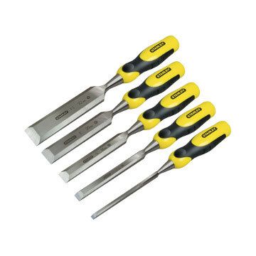 wood chisel set Dynagrip, 5 part (yellow / black)