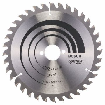 Bosch Tarcza pilarska Optiline 190x30