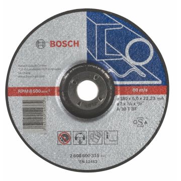 Bosch Tarcza ścierna 180x6mm do Stahl