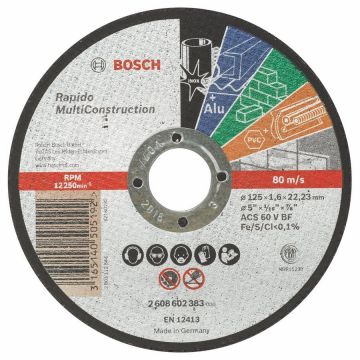 Bosch Tarcza tnąca MultiConstruction125mm