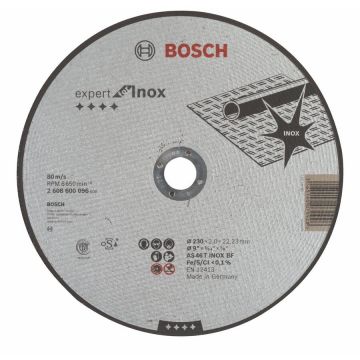 Bosch Tarcza tnąca prosty 230mm Inox