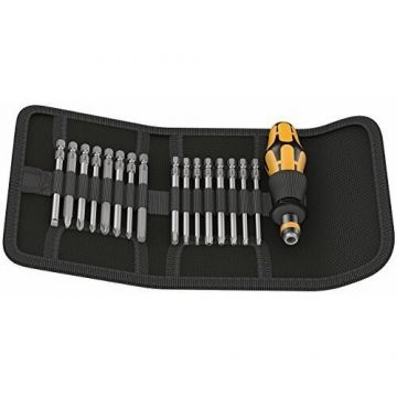 Kraftform Compact 60 ESD bit holder-screwdriver set 1/4 - 17-pieces - 05051043001