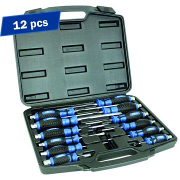 Set x12  Surubelnita   HY-59405 SL  PH  Albastru Set x12  Surubelnita   HY-59405 SL  PH  Albastru