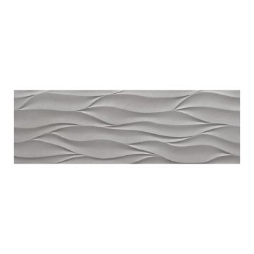 Faianta rectificata Onda Wavy Grey 30 x 90