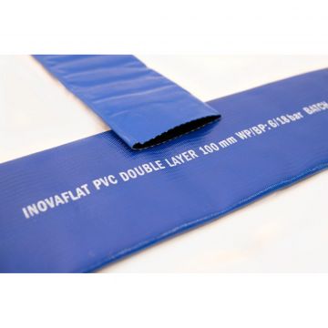 Furtun Pompieri, Furtun Irigatii Ultra Rezistent Inovaflat M - 3 Toli, Rola 50 m, presiune lucru 6 bar, presiune max. 18 bar