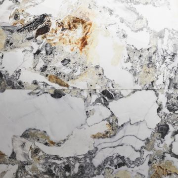 Gresie exterior / interior portelanata Luna  60 x 120 cm  lucioasa  rectificata  tip marmura