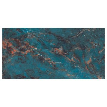 Gresie portelanata rectificata Laocoon Aqua 60X120 lucioasa
