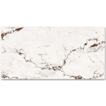 Gresie portelanata rectificata Rio White 120X240 lucioasa