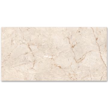 Gresie portelanata rectificata Saran Collins Crema 120X240 lucioasa