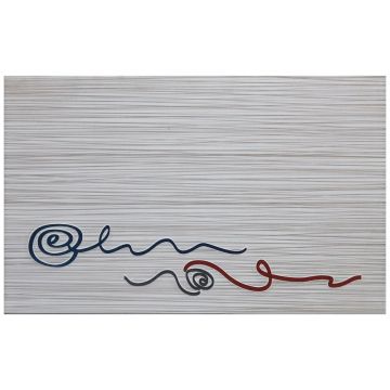 Faianta decorativa Lena Spiral Anthracite  25 x 40