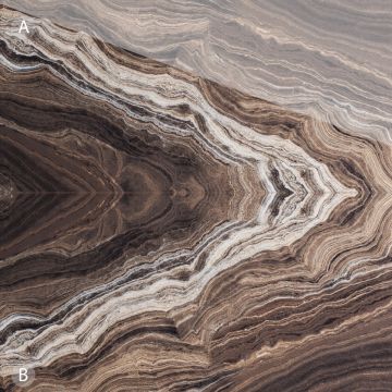 Gresie exterior / interior portelanata Amplitude Bookmatch B  60 x 120 cm  lucioasa  rectificata  tip marmura