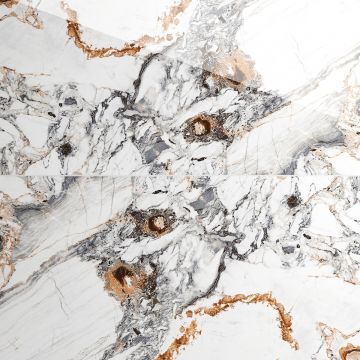 Gresie exterior / interior portelanata Mothica Rose  60 x 120 cm  lucioasa  rectificata  tip marmura