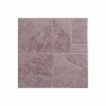 Gresie exterior / interior portelanata Palermo Red  33 x 33 cm  mata  tip piatra