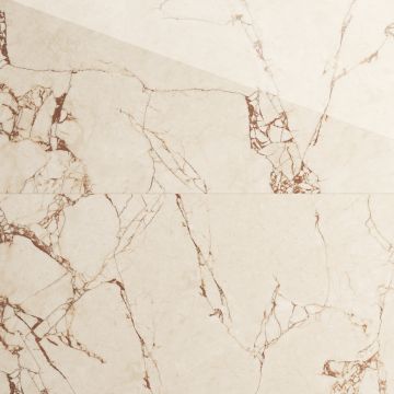 Gresie exterior / interior portelanata Titan Crema  60 x 120 cm  lucioasa  rectificata  tip marmura