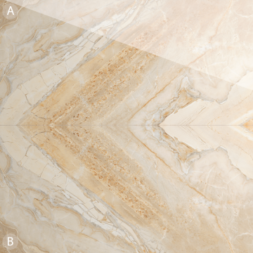 Gresie portelanata rectificata Octa Brown  bookmatch A  60X120  lucioasa