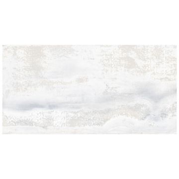 Gresie portelanata rectificata Stormstone White Metallic (115) 60X120 mata