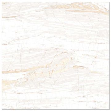 Gresie portelanata rectificata Valencia White 45X45 lucioasa