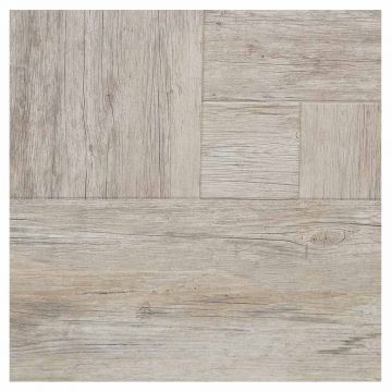 Gresie tip parchet exterior / interior Kare Wood Bone  60 x 60 cm  mata  portelanata  rectificata  antiderapanta