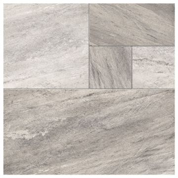 Gresie rectificata portelanata Sardes Grey 60 x 60