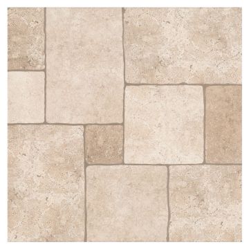 Gresie exterior / interior antiderapanta Toscana Beige  60 x 60 cm  mata  portelanata  rectificata  tip piatra naturala